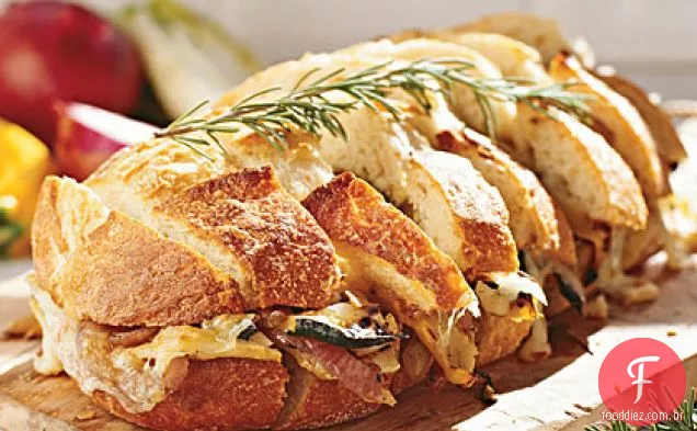 Sanduíches De Vegetais Grelhados