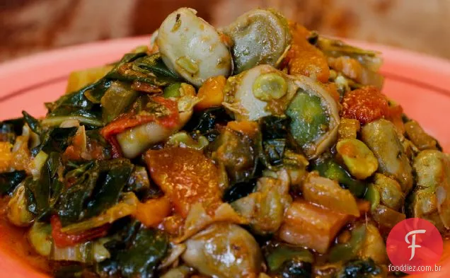 Receita Fava Bean Scafata