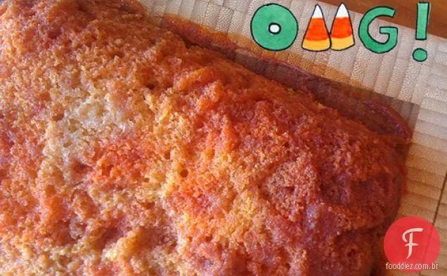 Bolo De Milho Doce De Cabeça Para Baixo