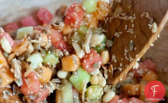 Salada de melão birmanesa Gin Thoke de Susan Feniger