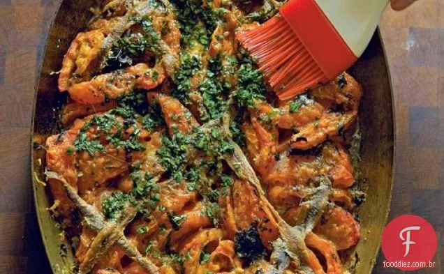 Tomate e gratinado de James Peterson