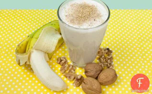 Smoothie de nozes e Banana