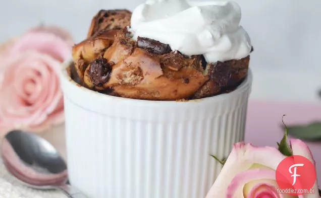 Pudins De Pão De Chocolate