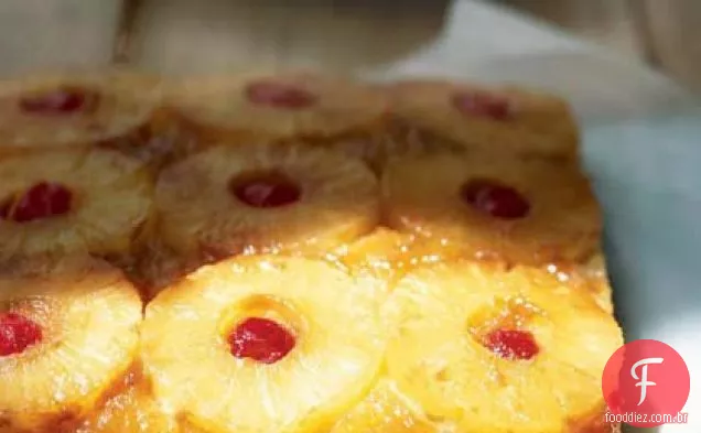 Bolo De Abacaxi De Cabeça Para Baixo