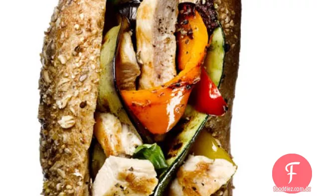 Frango grelhado e Herói vegetal
