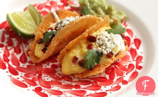 Cascas Crocantes De Taco De Queijo