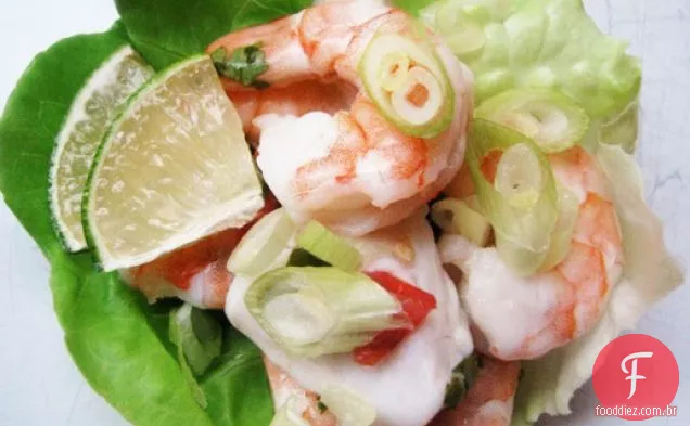Brunch de domingo: Ceviche de camarão e Vieira