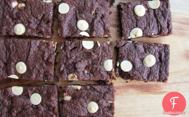 Biscoitos de barra de Chocolate preto e branco