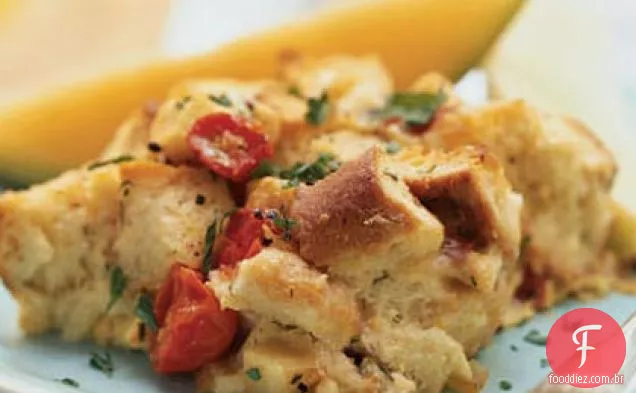 Estratos de Brie e ovo