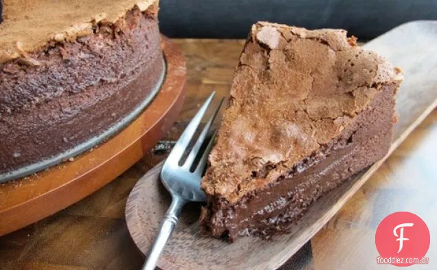 Bolo De Mousse De Chocolate Cozido