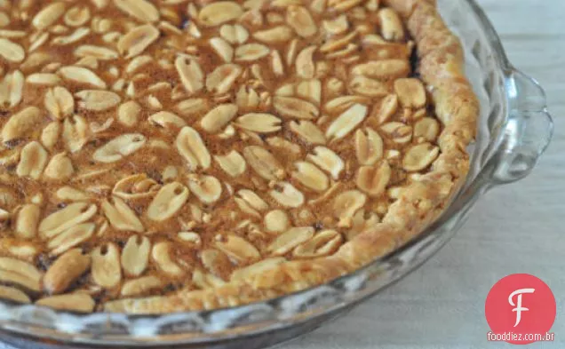 Torta De Amendoim Com Chocolate