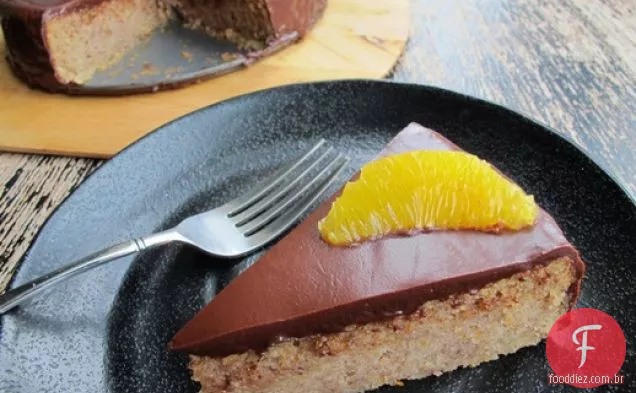 Torta De Chocolate De Avelã Com Espresso Ganache