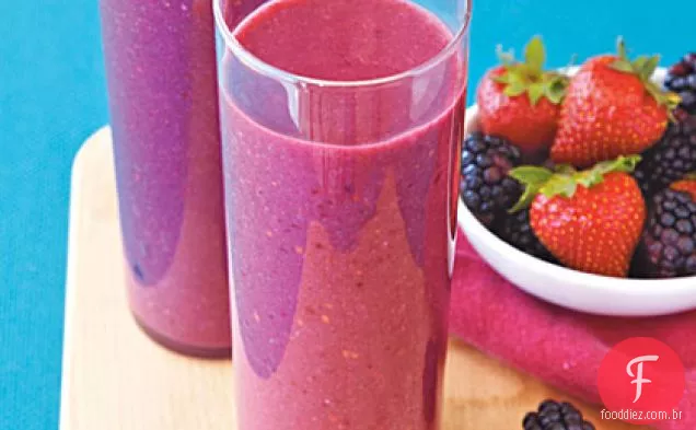 Gengibre, bagas e aveia Smoothie