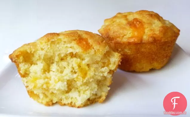 Panificação de pão: Muffins de milho e Cheddar