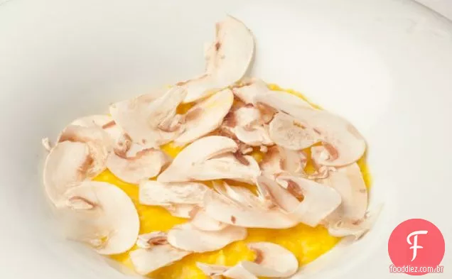Cozinhe o livro: Risoto de açafrão com cogumelos