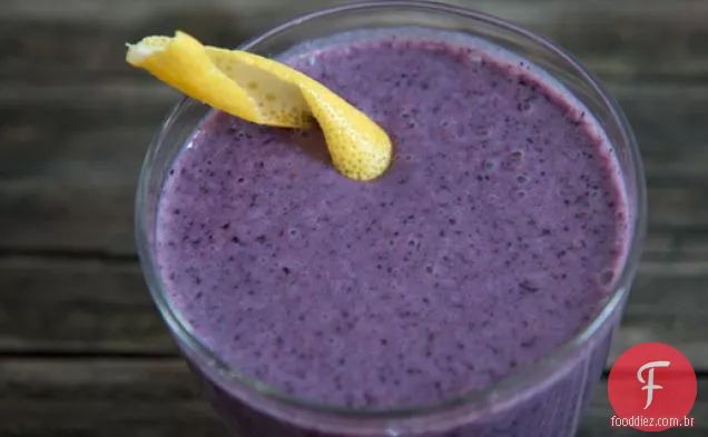 O Maine Squeeze (mirtilo, aveia e Smoothie de gengibre)