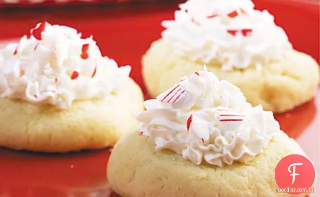 Candy Cane Thumbprints