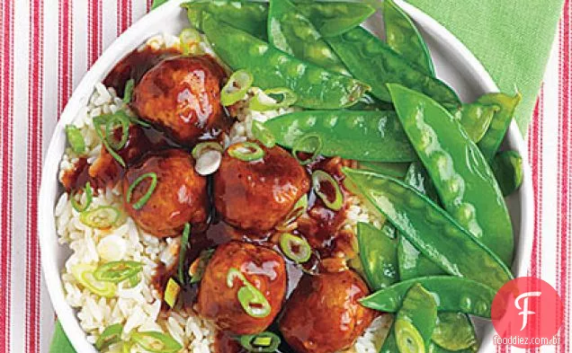 Tangy Asiático Almôndegas
