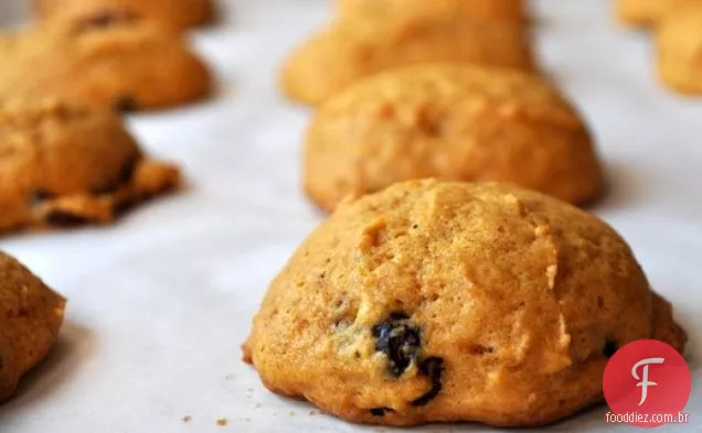 Abóbora Laranja Cranberry Cookies