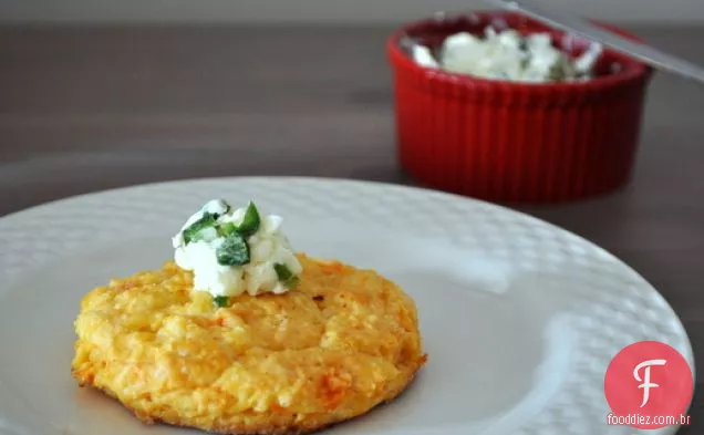 Biscoitos De Batata Doce Com Manteiga De Jalapeño