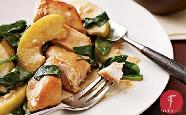 Frango Com Espinafre E Maçã