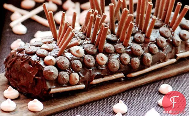Chocolate e Caramelo Salgado Bûche de Nöel