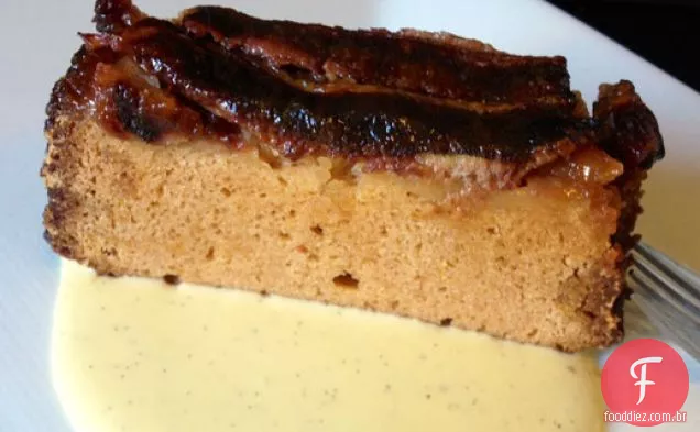 Banana Cajeta De Cabeça Para Baixo Bolo