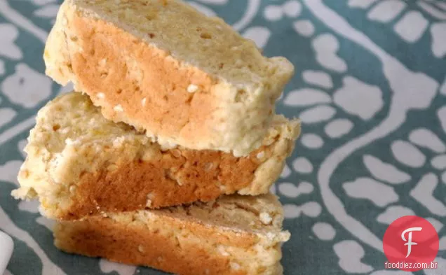 Biscotti De Gergelim De Limão Grego (Paximathakia Portokaliou)