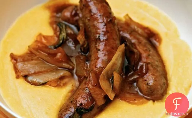 Jantar Esta Noite: Salsichas Assadas Com Sálvia