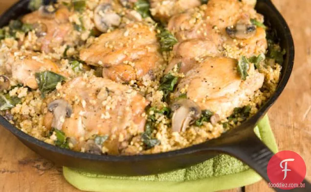 Frango-painço frigideira