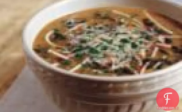 Massa De Feijão Branco E Sopa De Acelga Suíça