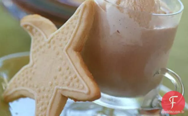 Biscoitos de açúcar celestes com geada real