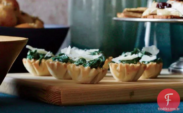 Creme De Espinafre Phyllo Copos