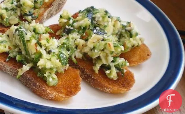 Saudável E Delicioso: Abobrinha Crostini