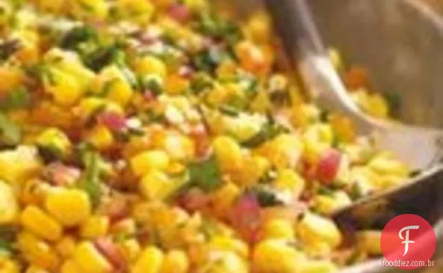 Cozinhe o livro: salada de milho picante