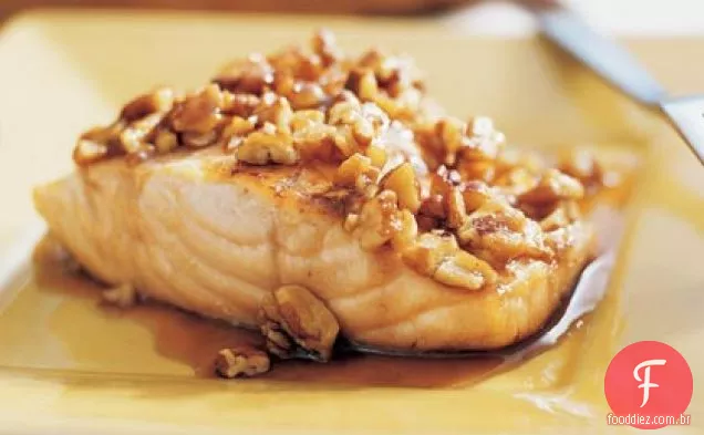 Salmão Com Cobertura De Praliné