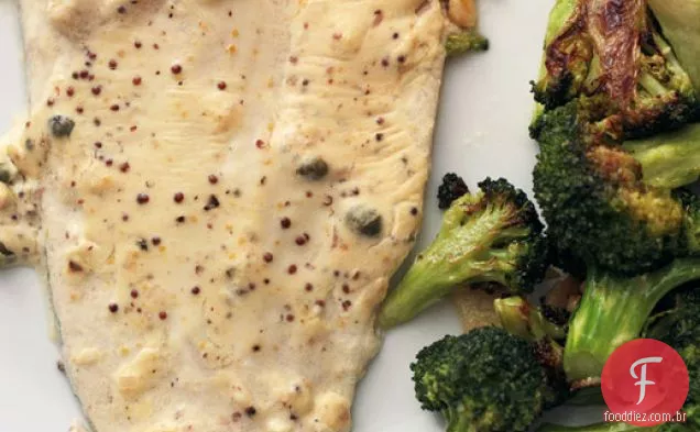 Peixe Assado Com Mostarda