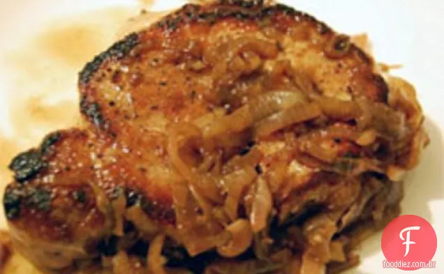 Cozinhar dos Glossies: carne de porco balsâmica com chalotas