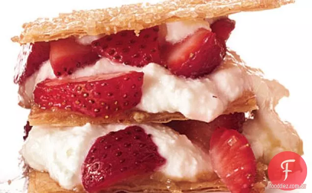 Ricota-Strawberry Napoleons