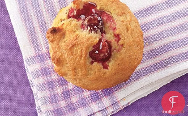 Cranberry-Muffins De Fubá