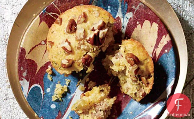 Pão De Milho Recheio Muffins