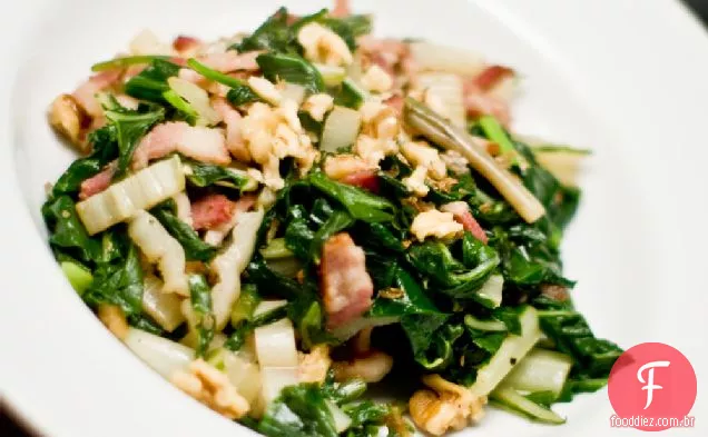 Bacon, rampas e nozes
