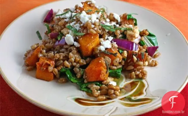 Salada Farro De Abóbora Assada