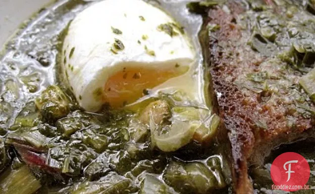Acorda (sopa Portuguesa de Pão de coentro)