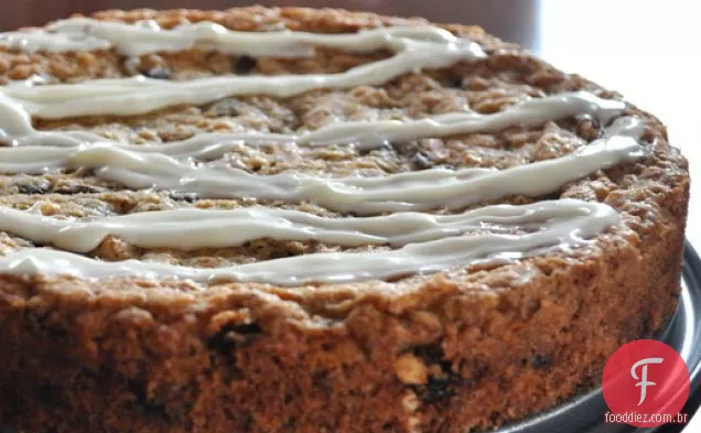 Torta De Biscoito De Passas De Aveia Gelada