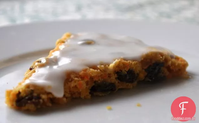 Bolo De Cenoura Scones Com Creme De Queijo Glacê
