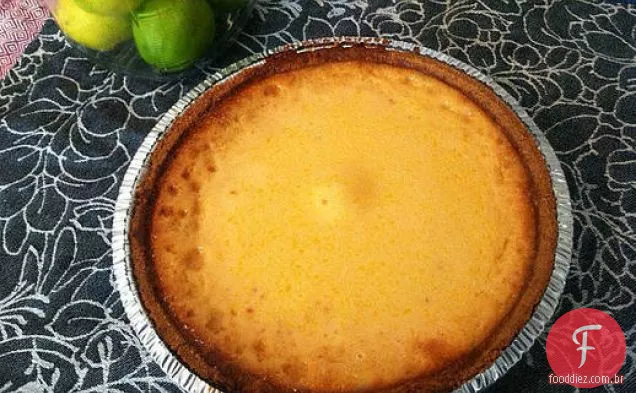 Satsuma Lime Gingersnap Pie