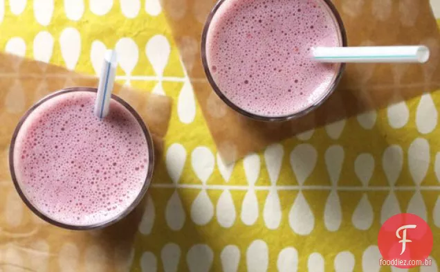 Morangos e creme Shake