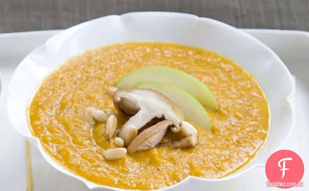 Sopa De Abóbora Com Maçã