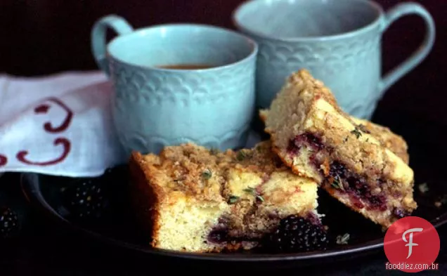Blackberry-Thyme Crumb Cake
